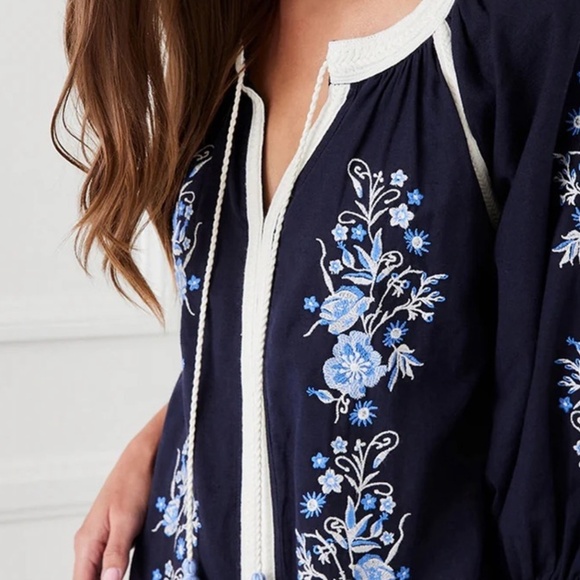 Karen Kane Embroidered Peasant Dress - Picture 6 of 13